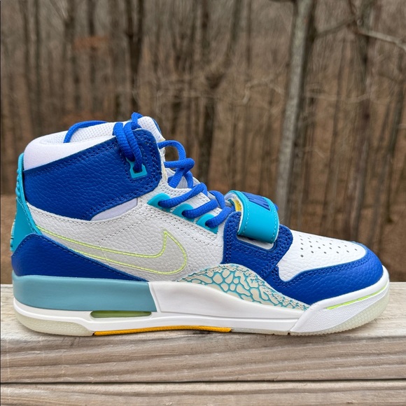 Air Jordan Legacy 312 Mid Blue White Men’s Size 7 Nike Sneakers - Picture 3 of 12